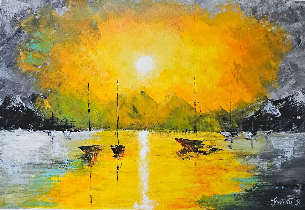 Tablouri pictate manual