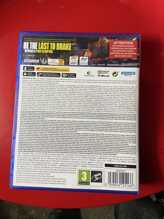 Игра За PS5 F1 23