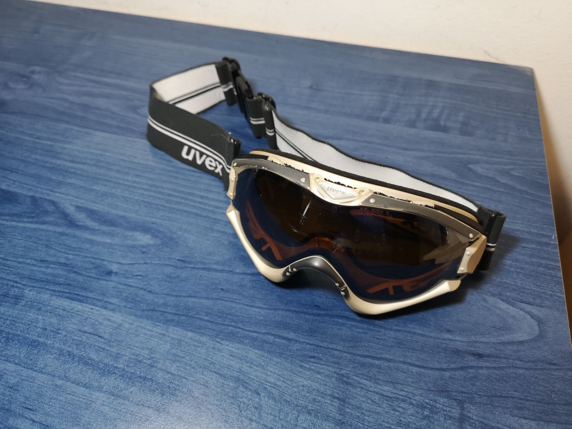 Casca schi ski snowboard Reusch Germany cu ochelari Uvex supravision