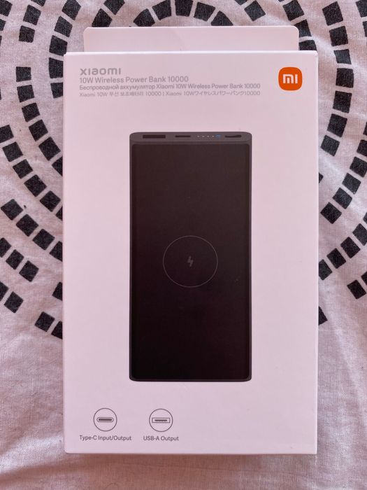 Преносима батерия XIAOMI 10000 mAh WIRELESS BHR5460GL