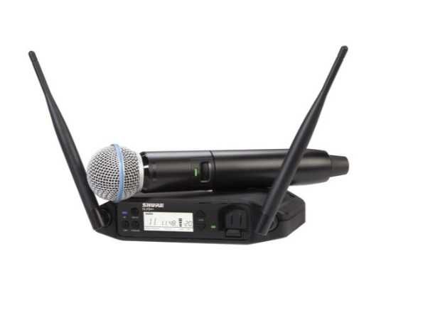 Microfon Shure GLXD capsula  Beta58 si geanta