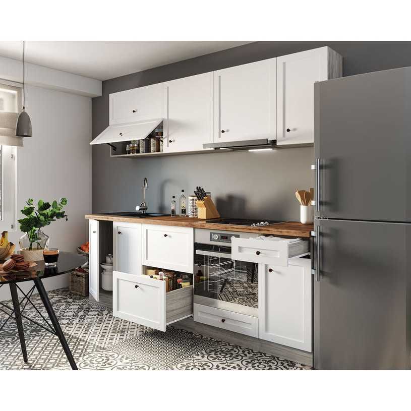 Блок Кухня IRIM CARPATICA 240см и хладилник BEKO