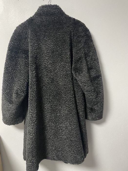 Palton blana artificiala.  XL