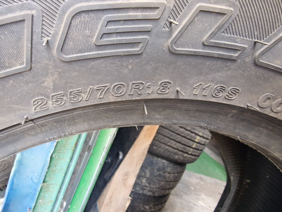Anvelopă 255/70R18 marca Bridgestone, DOT 2024 ,9 mm ,M +S