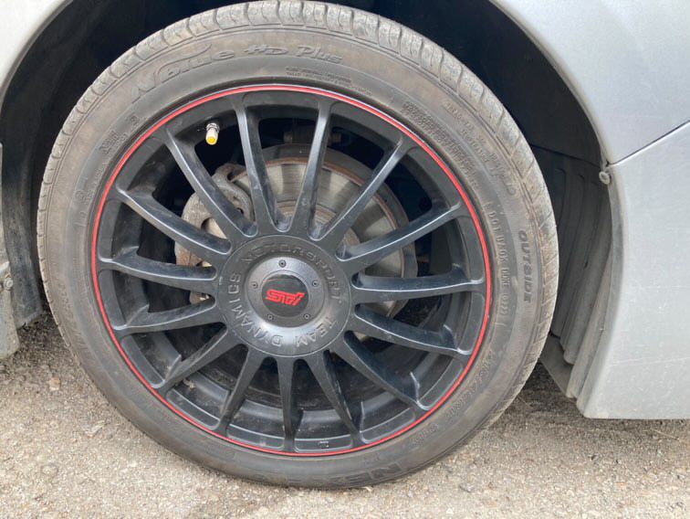 Оригинални  Subaru STI Джанти R 17” 5x100 с гуми Nexen