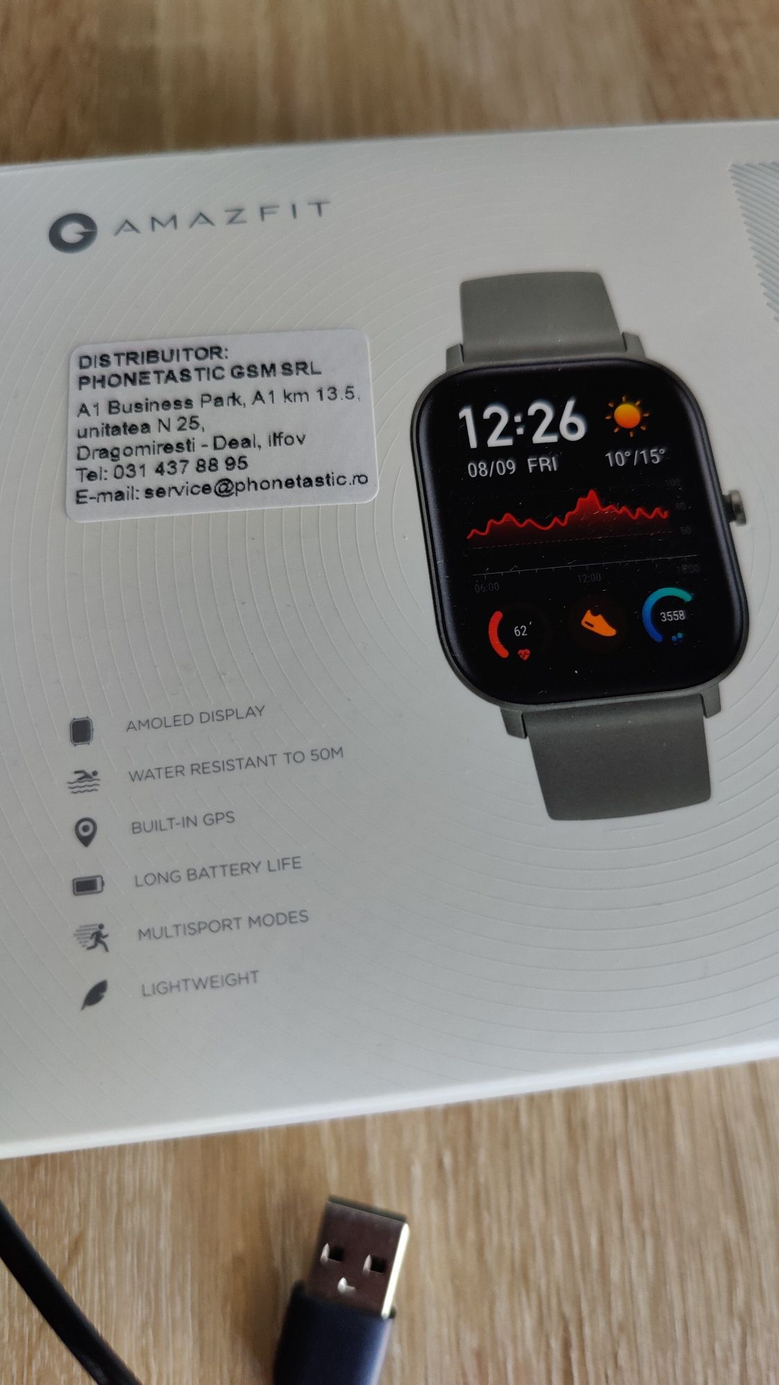 Ceas...Amazfit lava  grey... Xiaomi