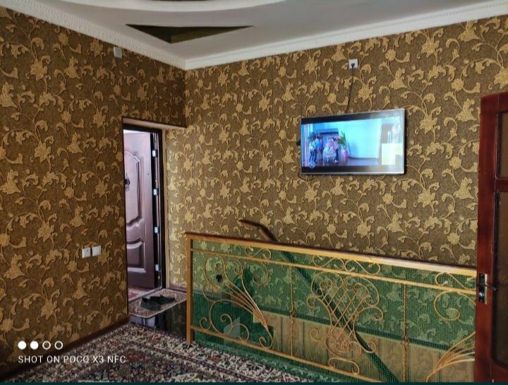 Срочно 4 хоналик килинган 1 х квартира 1этажда сотилади северныйда