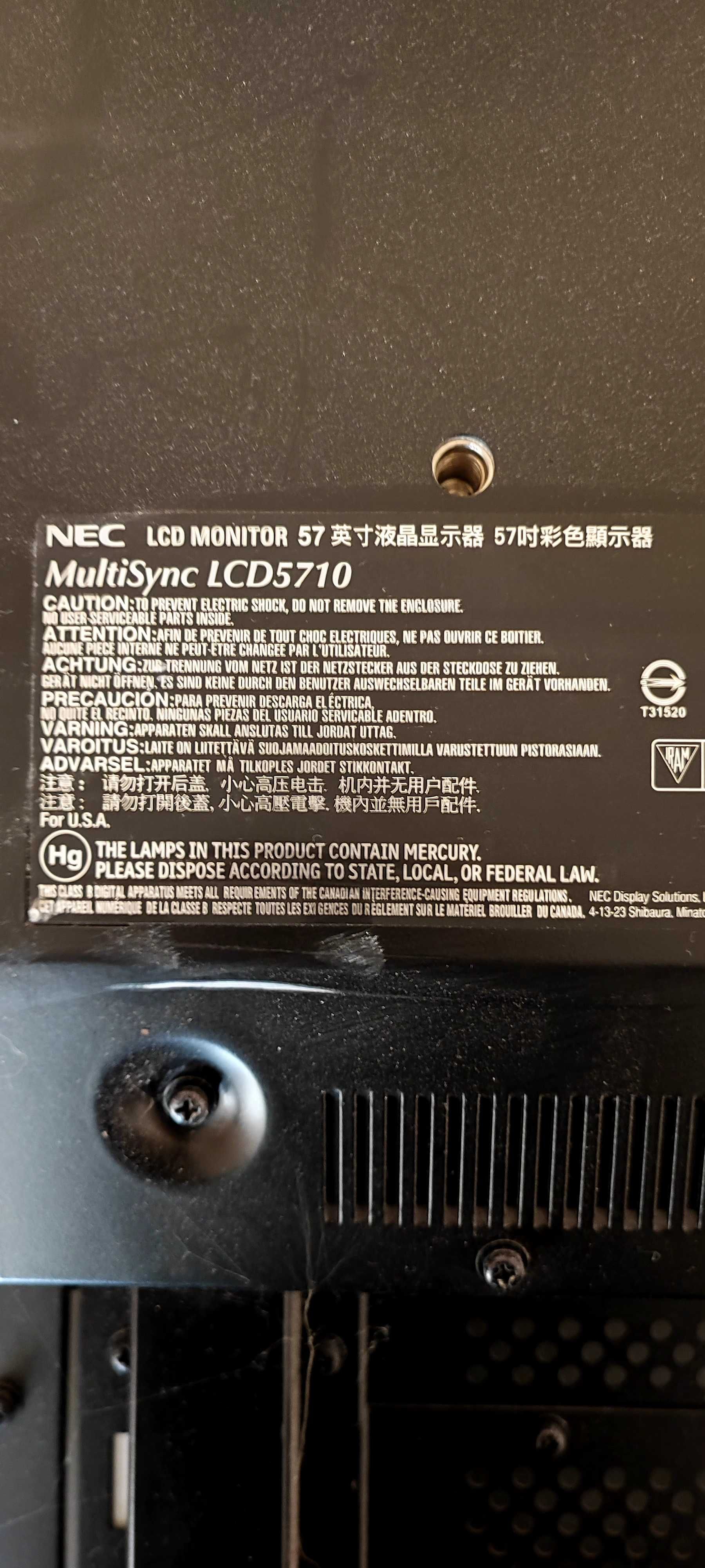 Nec MultiSync LCD5710