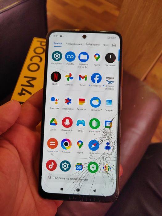 Poco M4 PRo 8GB/256GB ROM Счупено стъкло