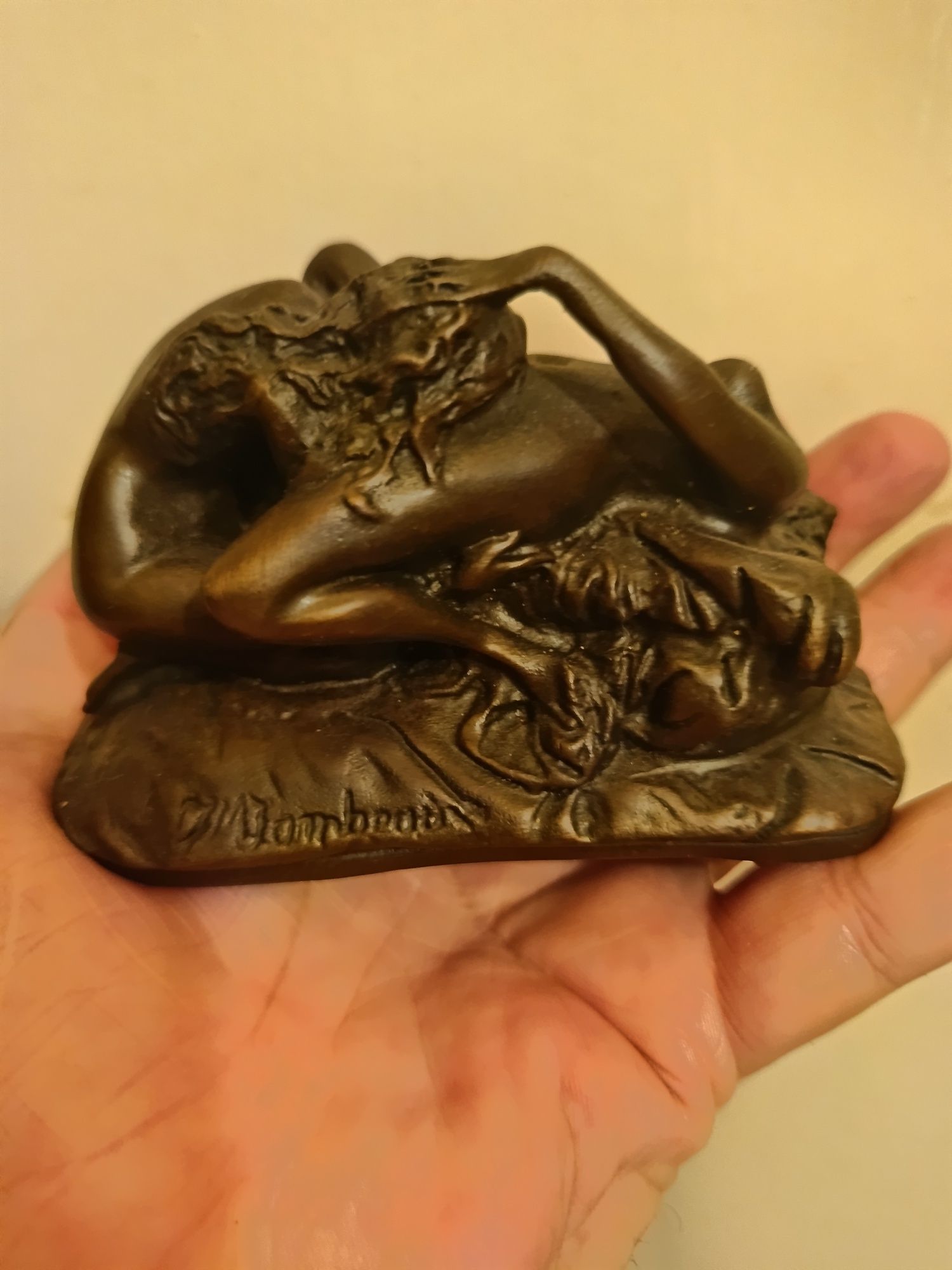 Statueta nud bronz antik