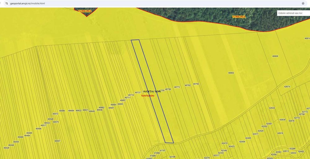 Vand teren extravilan in Comuna Tantareni, Gorj