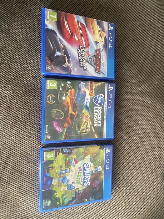 Игти за PS4 Cars 3, Rocket League, Smurfs