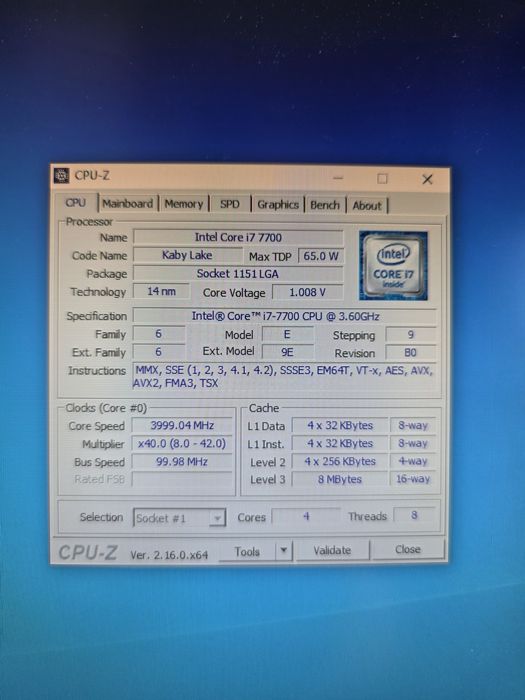 Pc gaming gtx 1070, i7 7700, 16gb ram, 2 ssd