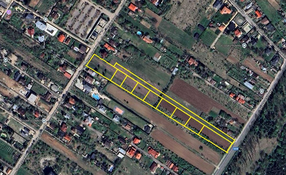 Oportunitate investitie teren Zorelelor Snagov, dubla deschidere