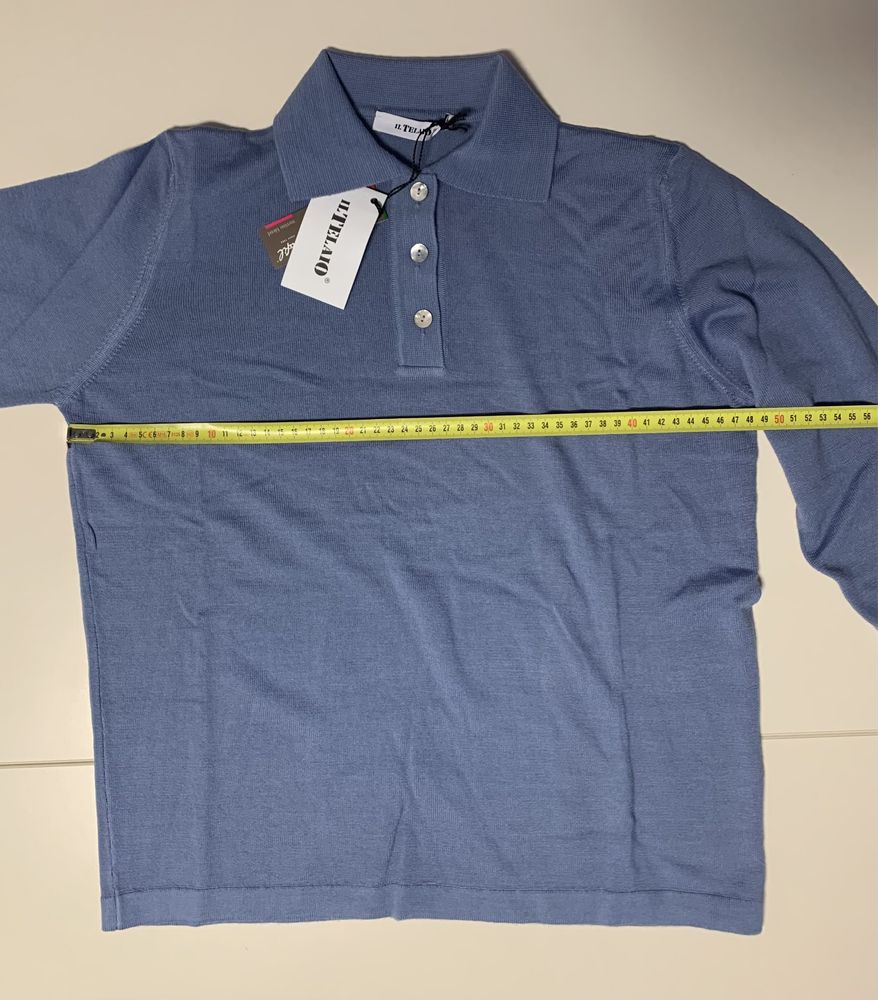 Bluza  polo merinos Brand il telaio similar Massimo Dutti -S