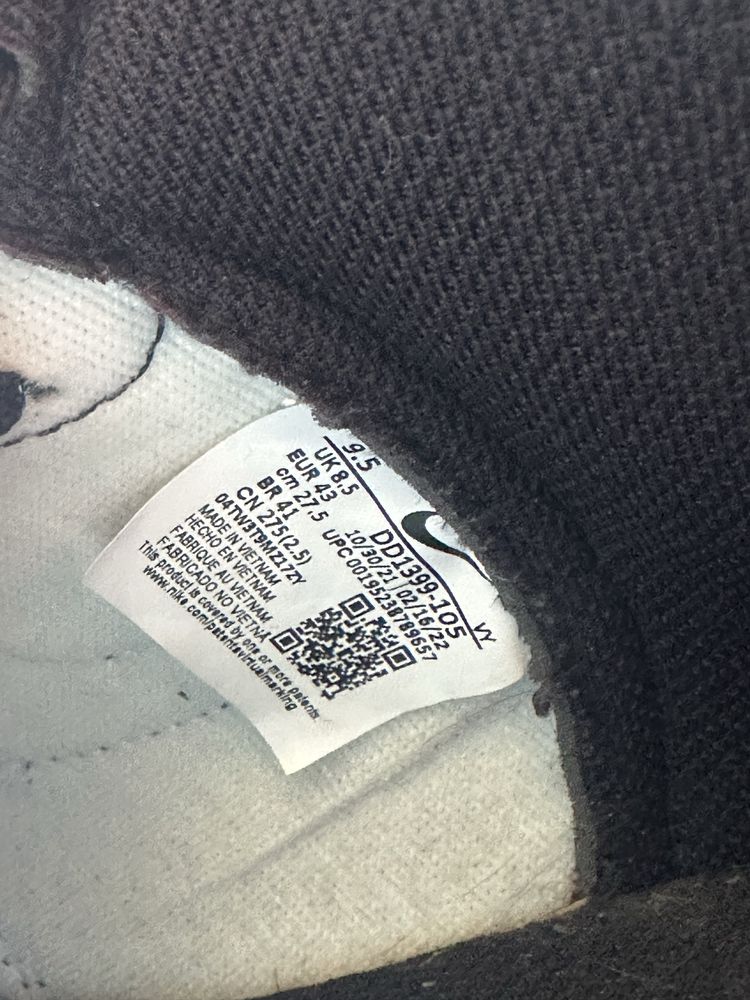 Nike Dunk Panda High 43 Оригинални