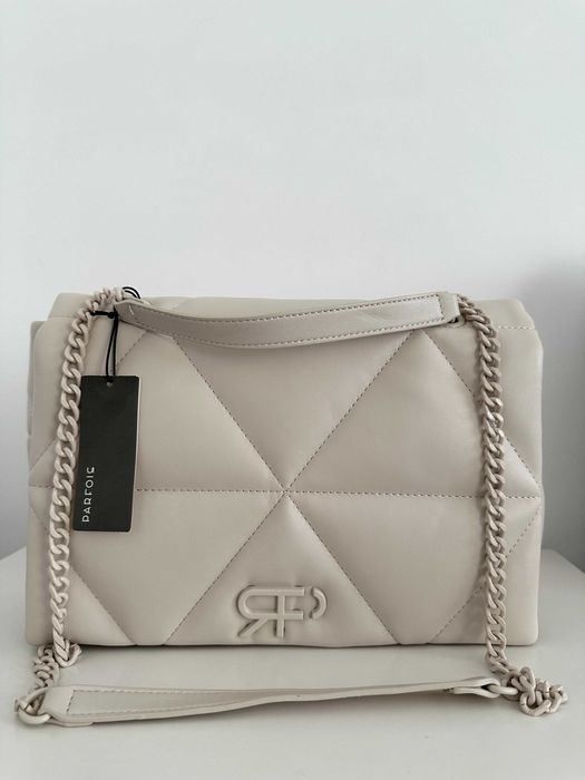 Parfois Geanta De Mana Ecru / Crossbody Bag Light Beige
