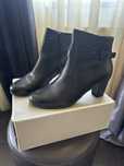 Botine dama de piele, negre, nr 40