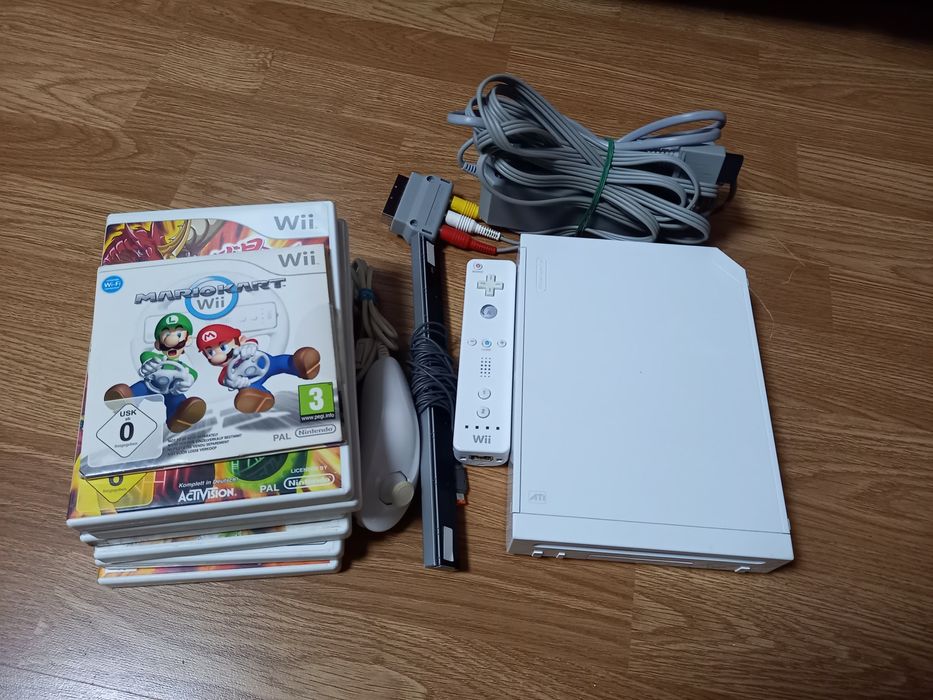 Consola joc Nintendo Wii + 7;jocuri