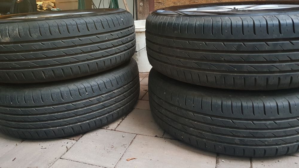 Roți vară aliaj originale Nissan Renault 225/60 R17