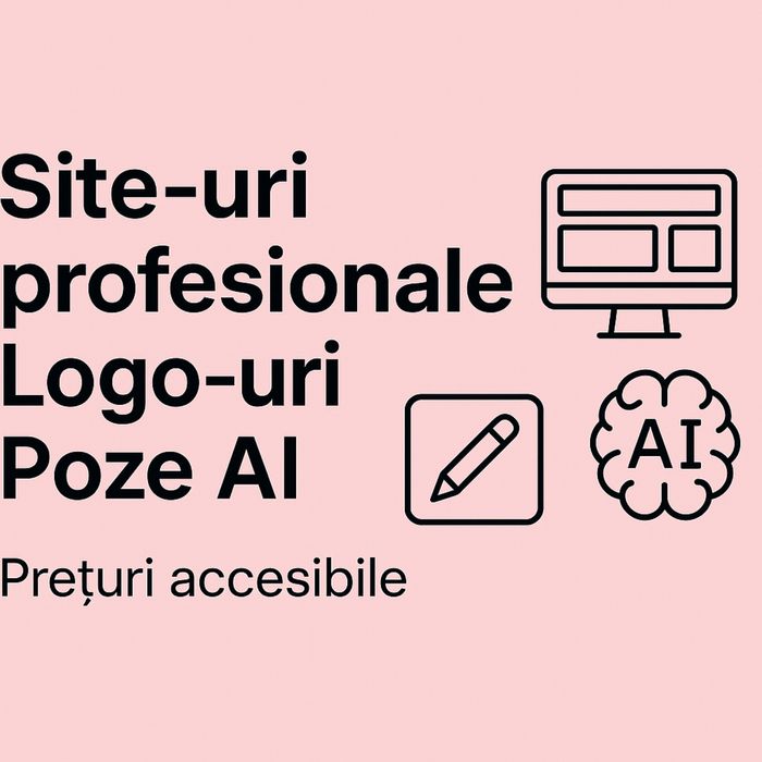 Realizez site-uri profesionale - Logo - Poze AI