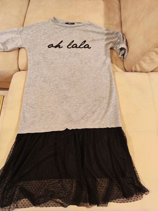 Rochie hanorac cu voal