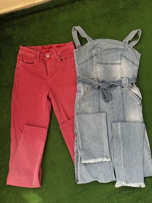Дамски дънки и гащеризон на марката Guess