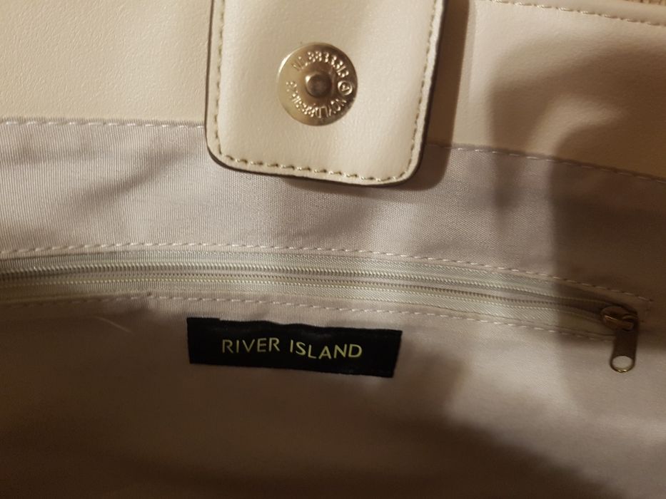 Geanta aurie River Island