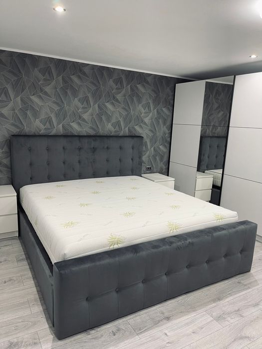 Paturi tapițate moderne cu garanție