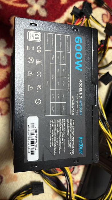 материнская плата z77a lga1155 Блок питания pccooler 600w