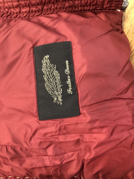 Vesta Massimo Dutti cu pene de rata