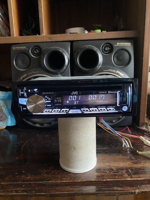 JVC KD-R961BT- НАЙ ВИСОК КЛАС 4.8V!!-USB Bluetooth CD Радио за кола сд