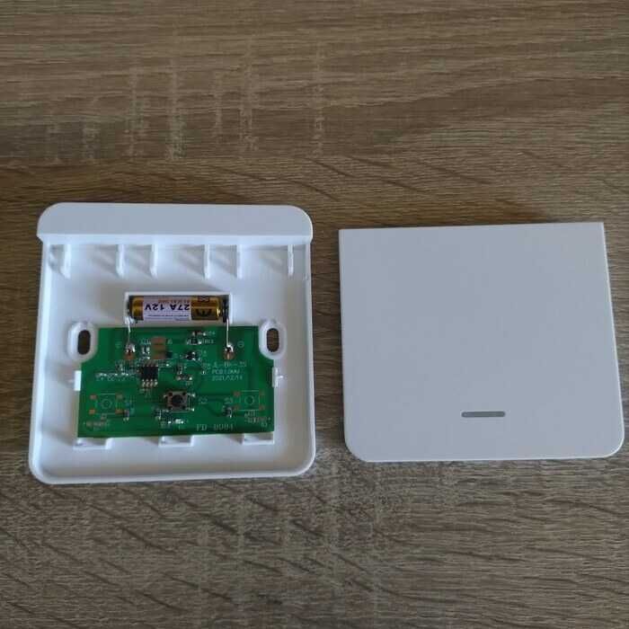Безжичен ключ за осветление с RF433 модул. WiFi управление, с/без нула