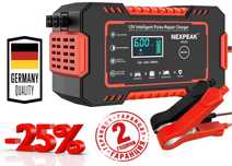 ПРОМО Ново Зарядно NEXPEAK NC101 Поддръжка Акумулатор 12V с Гаранция