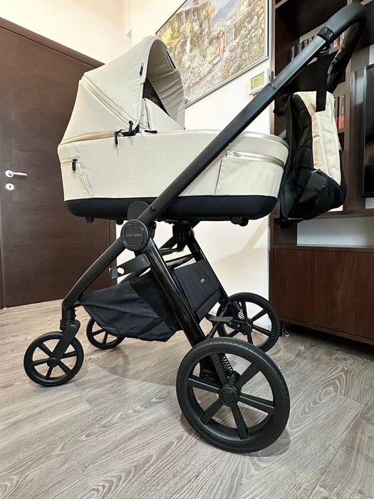 Cărucior bebi ca nou 3 în 1 calitate TOP !!! Scaun auto set