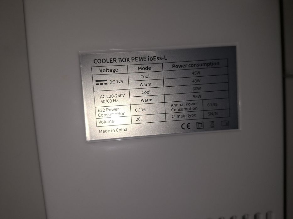 Vand Lada frigorifica Peme 26 Litri/12V/230V