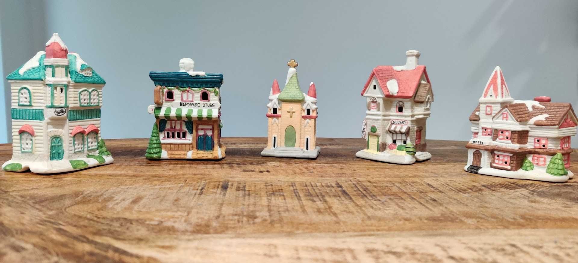 Casuta ceramica Magazin, 'Classic Village' no. 5, Craciun, diorama