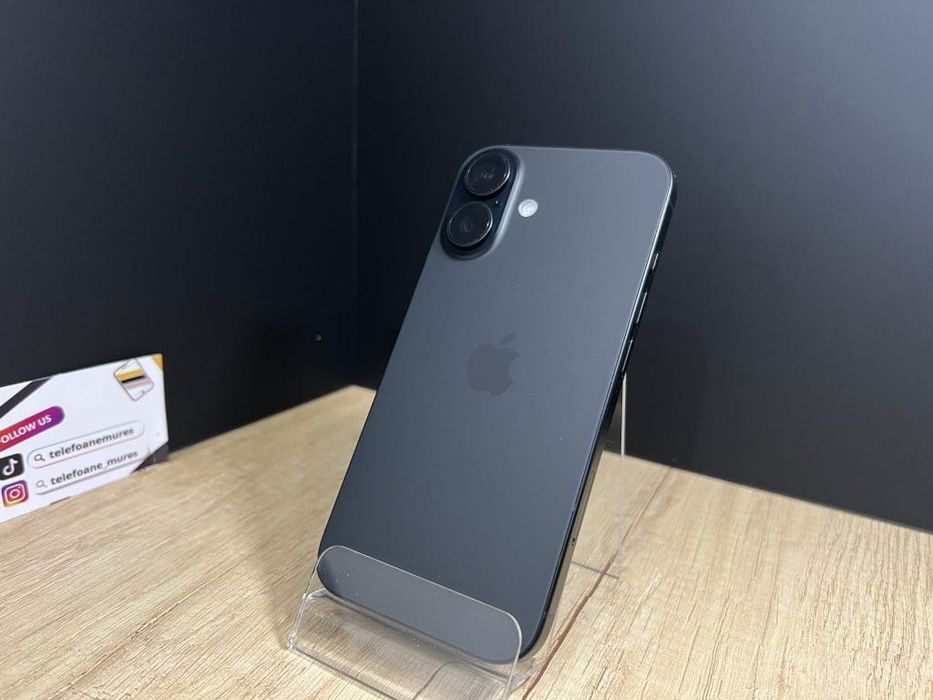 Iphone 16 128Gb Black 3 ani garanție, Telefoane Mureș