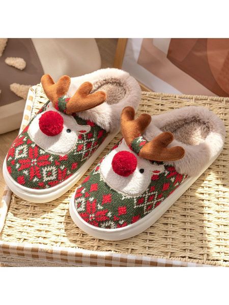 Новые домашние новогодние тапочки