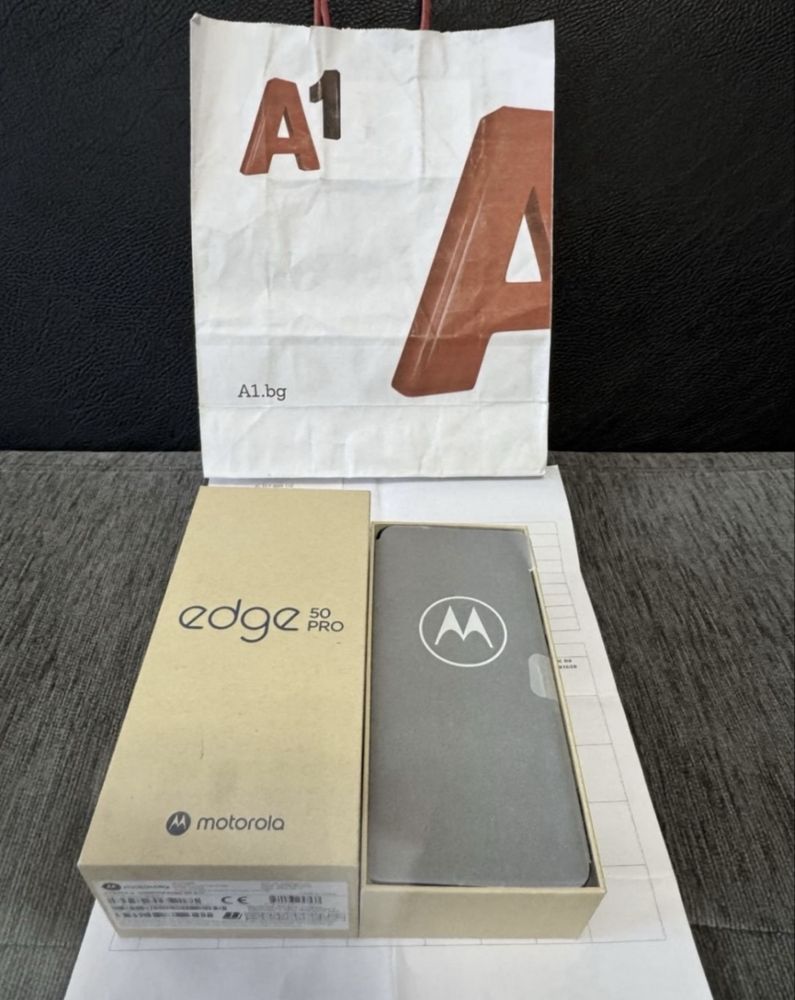 *** КАТО НОВ 512GB Motorola EDGE 50 Pro A1 Гаранция 2026г. Lavender
