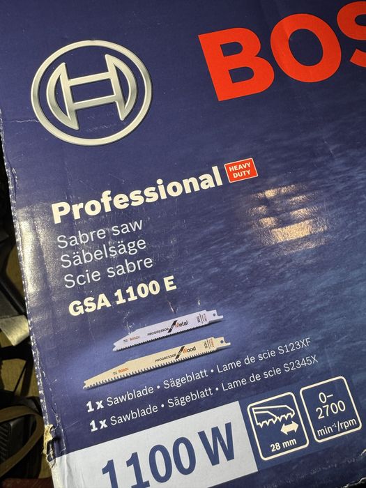 Fierastarau sabie nou Bosch GSA 1100E