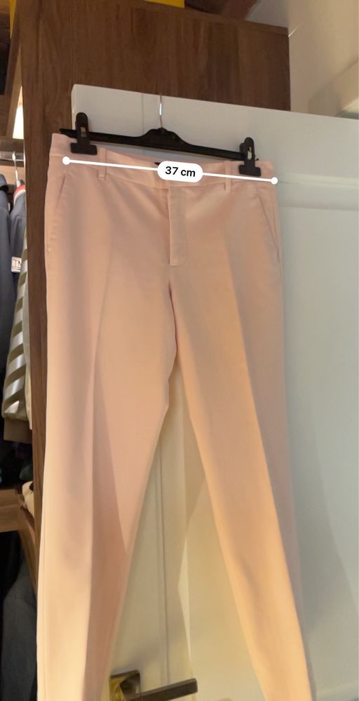 Pantaloni roz Zara, marime 36