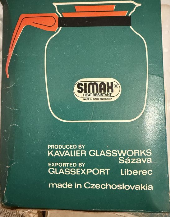 Античен комплект за чистене на трохи 1978 термоуст кана Чехословакия