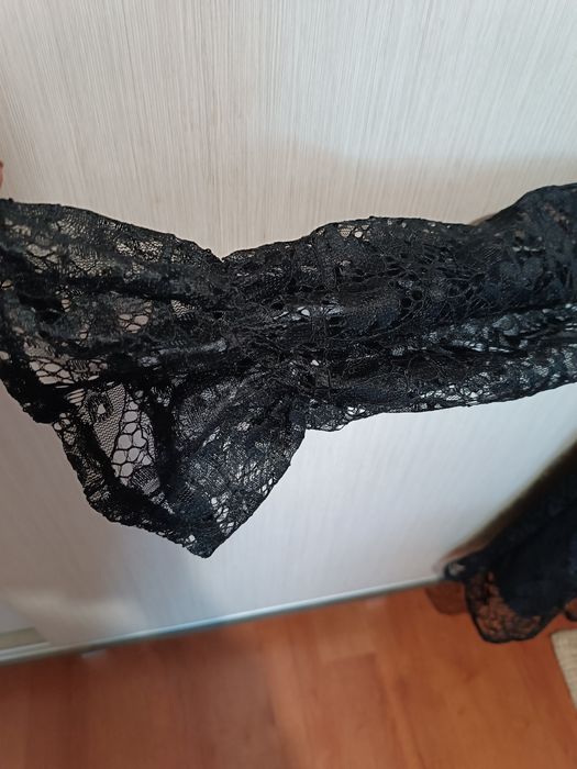 Черна парти рокля голям размер