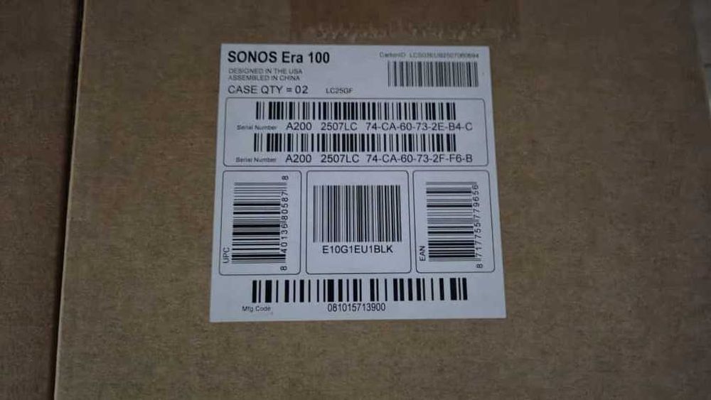 Set Home Theater SONOS - Beam (Gen 2) + Sub Mini + 2 boxe Era 100