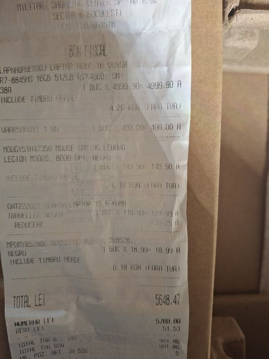 Laptop Acer Nitro V16