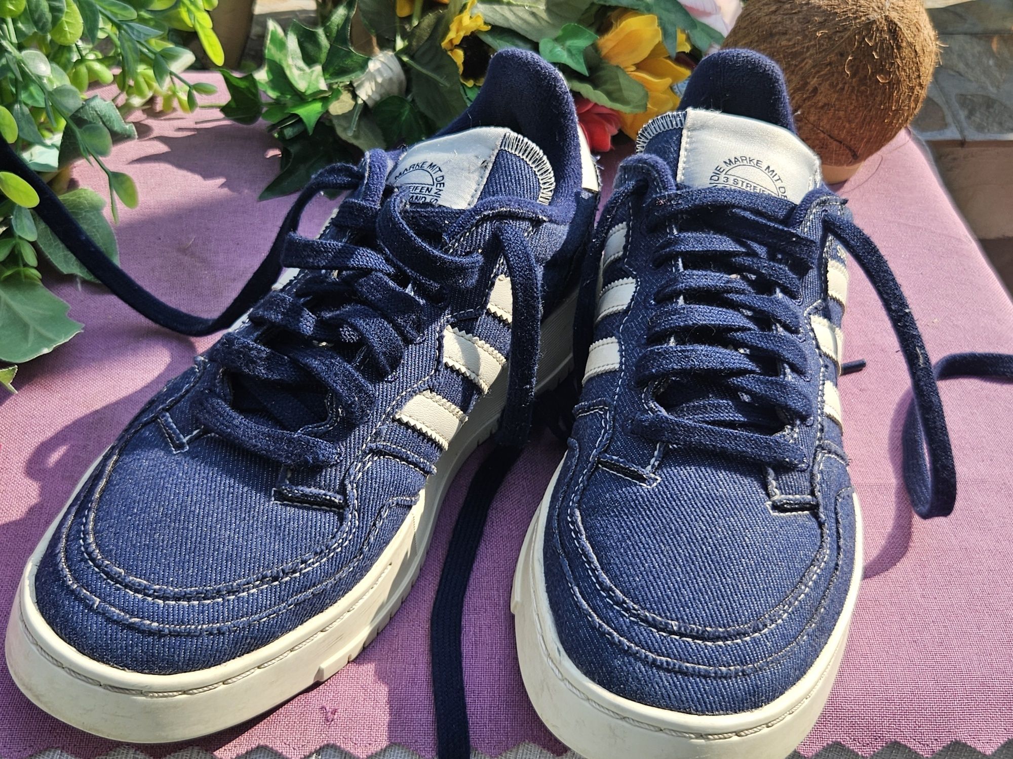 Adidas Supercourt кецове от деним