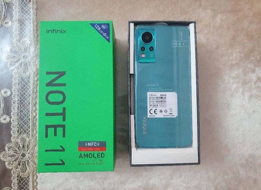 Srochna prodam sotiladi Infinix Note 11 6/128Gb Yengi ishlatilmagan