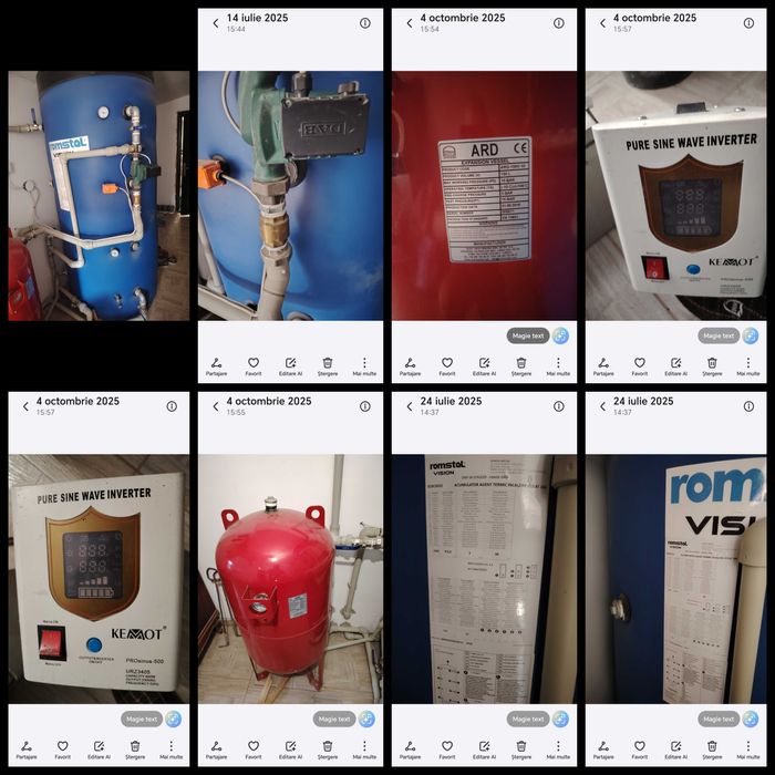 Puffer 1000 l și accesorii