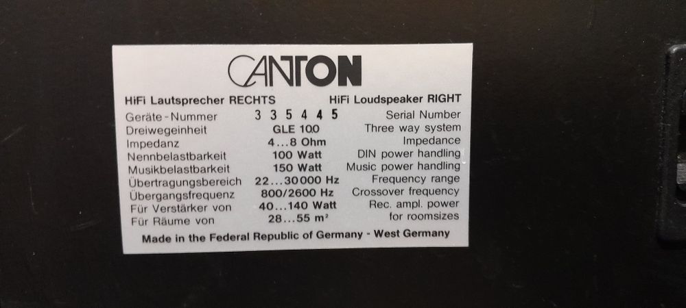 12- инчов CANTON gle-100